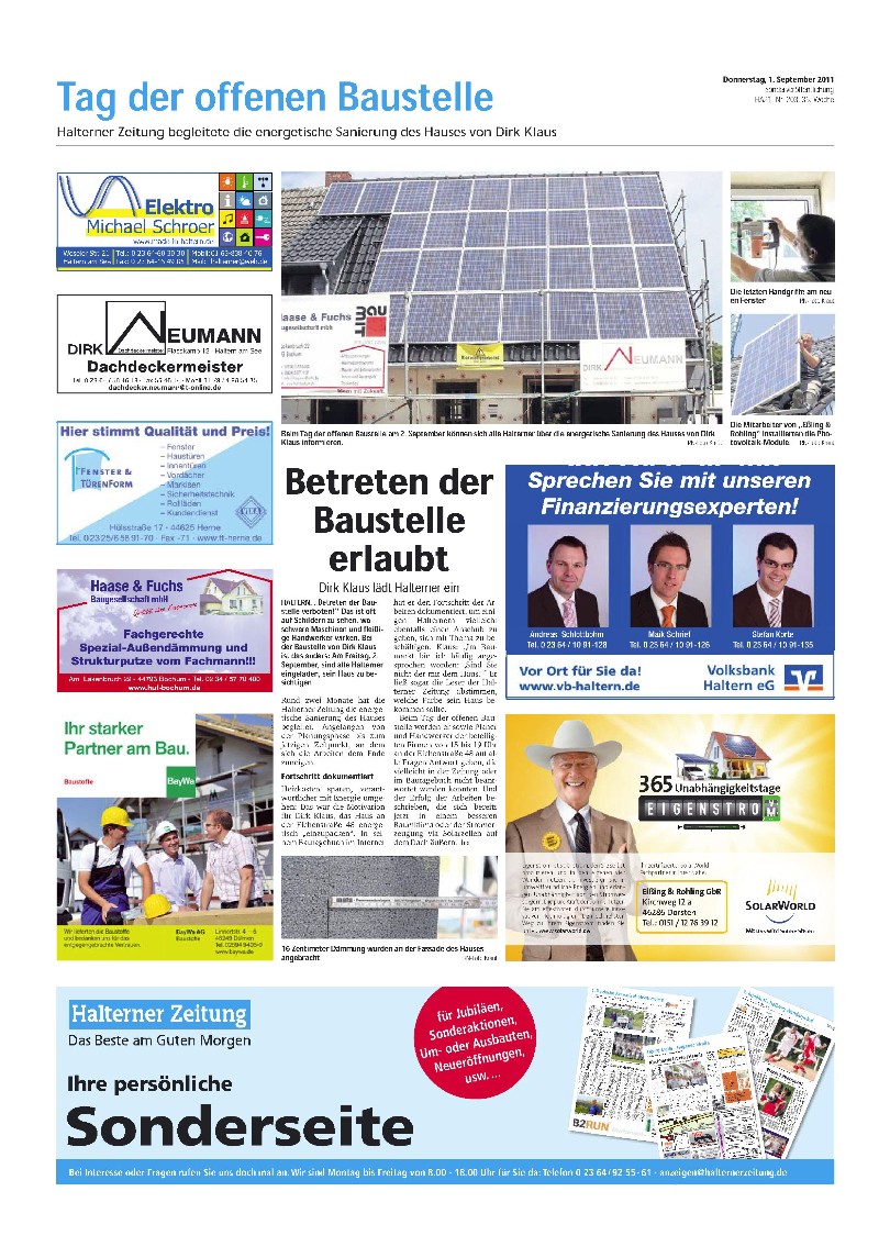 Tag der offenen Baustelle